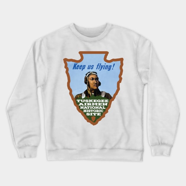 Tuskegee Airmen National Historic Site arrowhead Crewneck Sweatshirt by nylebuss